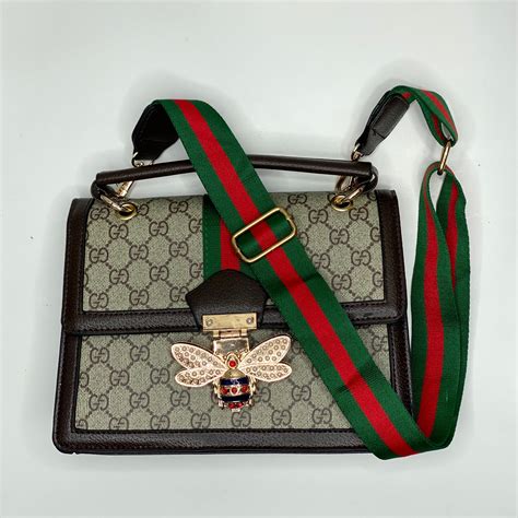 gucci bee purse strap|gucci bee shoulder bag.